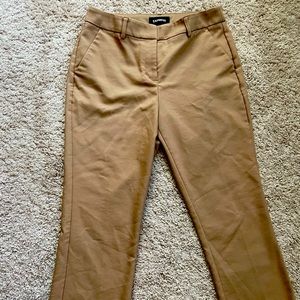 Express Tan columnist pants size 4s